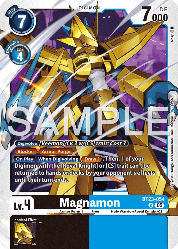 Digimon Card Game Sammelkarte BT23-054 Magnamon