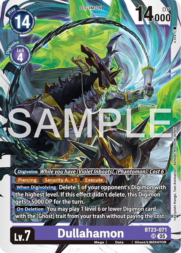 Digimon Card Game Sammelkarte BT23-071 Dullahamon