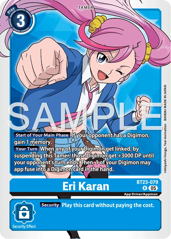 Digimon Card Game Sammelkarte BT23-079 Eri Karan
