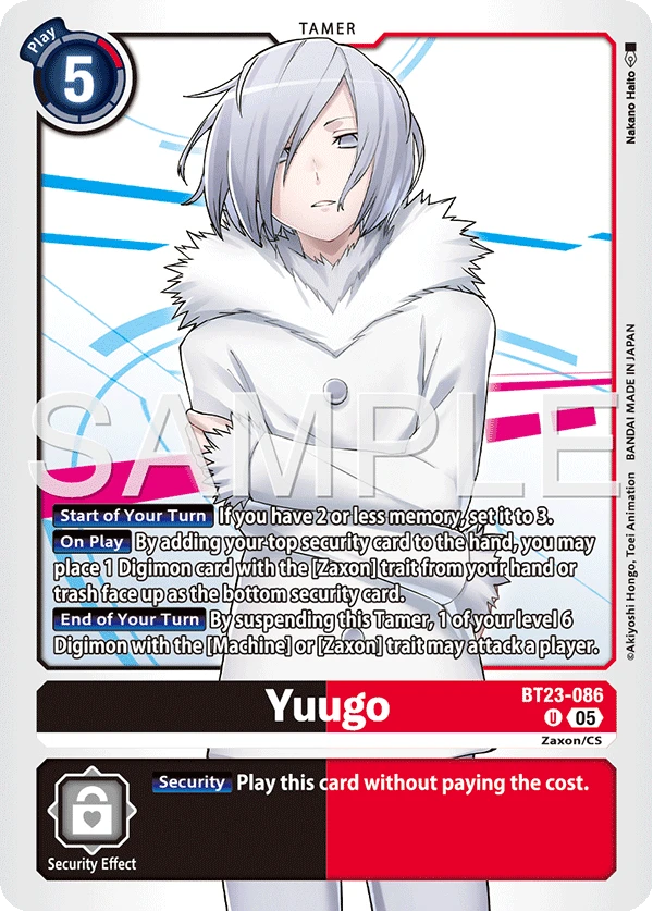 Digimon Card Game Sammelkarte BT23-086 Yuugo