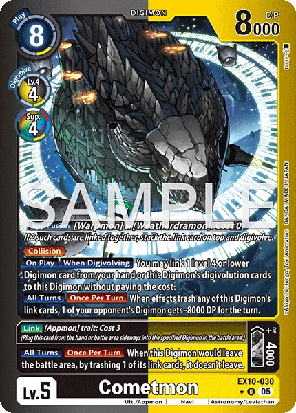 Digimon Card Game Sammelkarte EX10-030 Cometmon alternatives Artwork 1