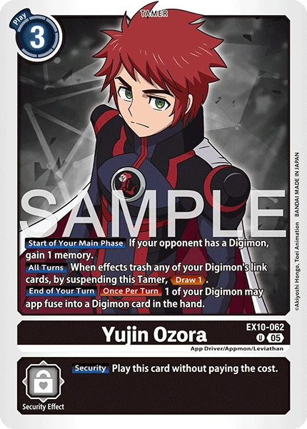 Digimon Card Game Sammelkarte EX10-062 Yujin Ozora