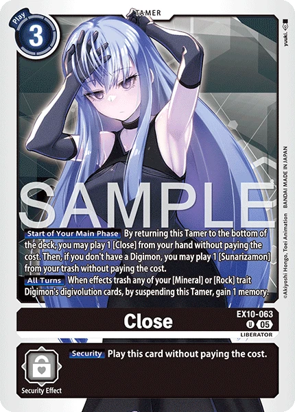 Digimon Card Game Sammelkarte EX10-063 Close