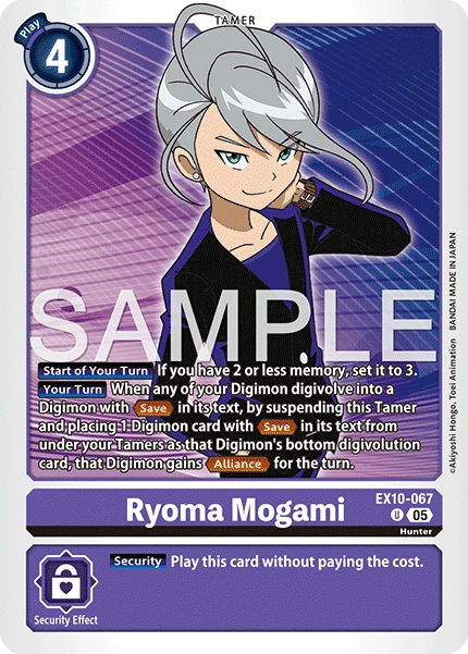 Digimon Card Game Sammelkarte EX10-067 Ryoma Mogami