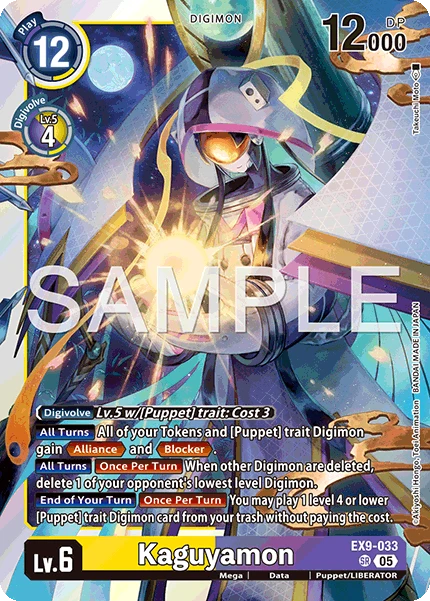 Digimon Card Game Sammelkarte EX9-033 Kaguyamon