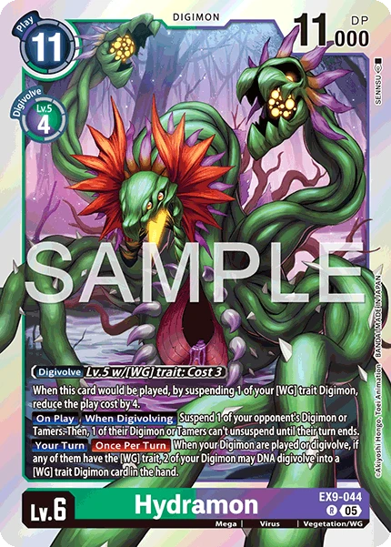 Digimon Card Game Sammelkarte EX9-044 Hydramon