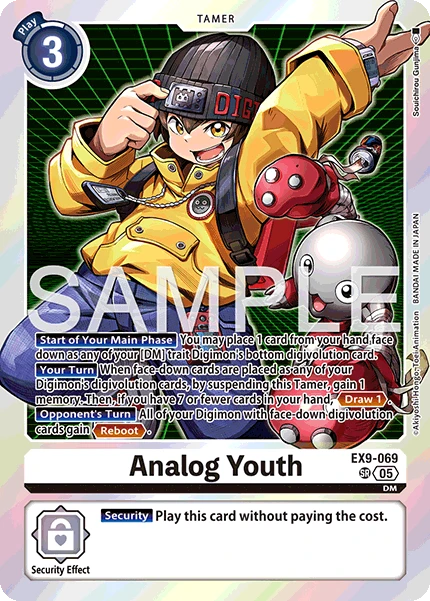 Digimon Card Game Sammelkarte EX9-069 Analog Youth