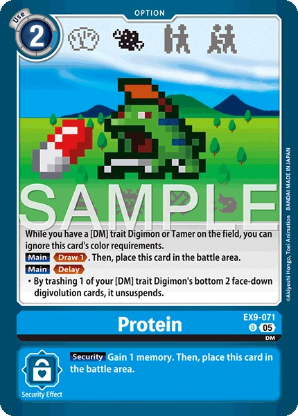Digimon Card Game Sammelkarte EX9-071 Protein