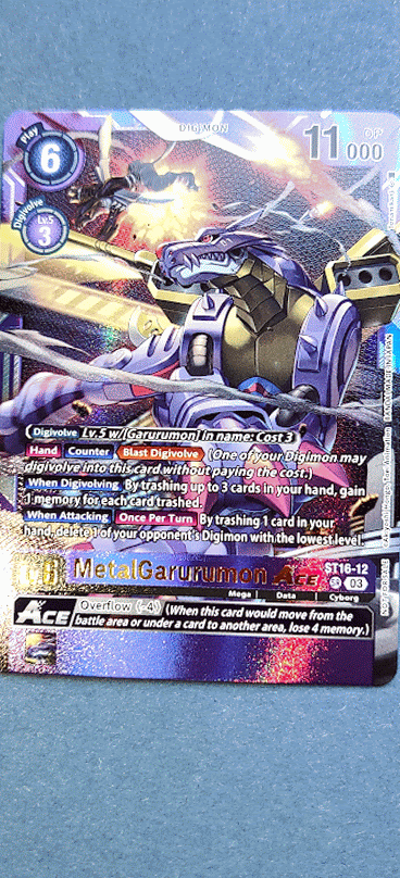 Digimon Card Game BT-13 Boxtopper WereGarurumon Ace